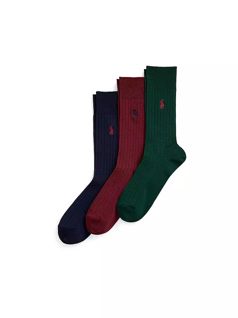 POLO RALPH LAUREN | Socken 3er Pkg. navy multi | Bleu foncé