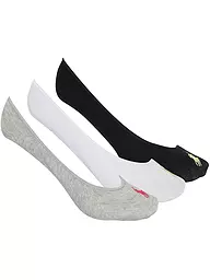 POLO RALPH LAUREN | Socquettes Lot de 3 noir / blanc / gris | Multicolore