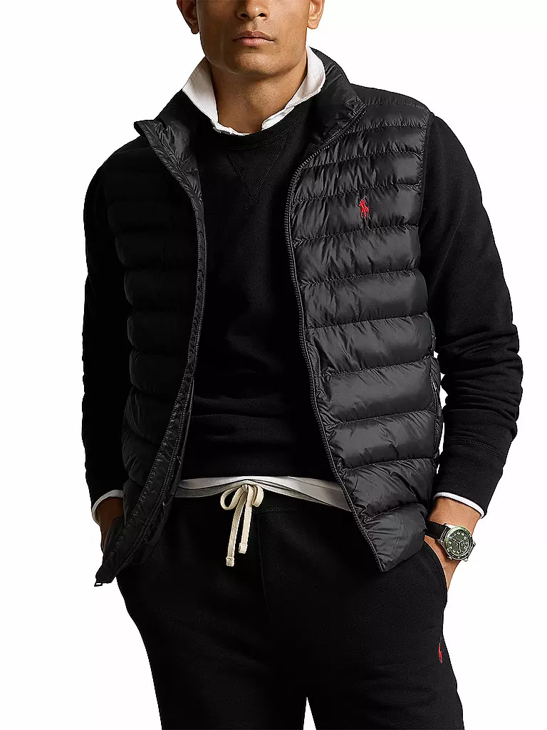 POLO RALPH LAUREN | Steppgilet  | Noir