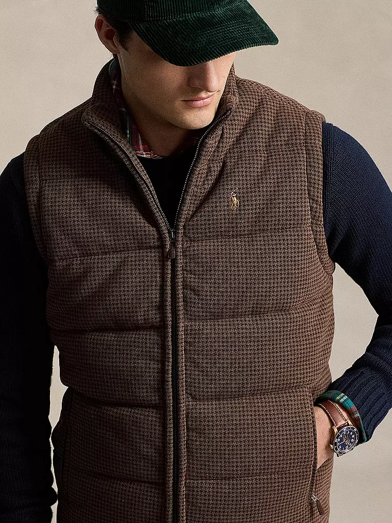 POLO RALPH LAUREN | Steppgilet | Marron clair