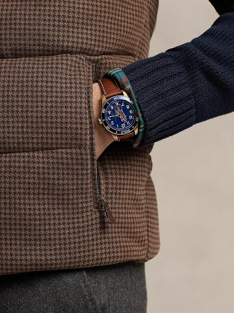 POLO RALPH LAUREN | Steppgilet | Marron clair