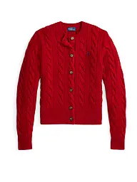 POLO RALPH LAUREN | Cardigan | Rouge foncé