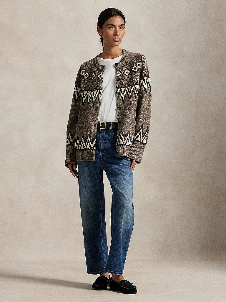POLO RALPH LAUREN | Strickjacke | Marron clair