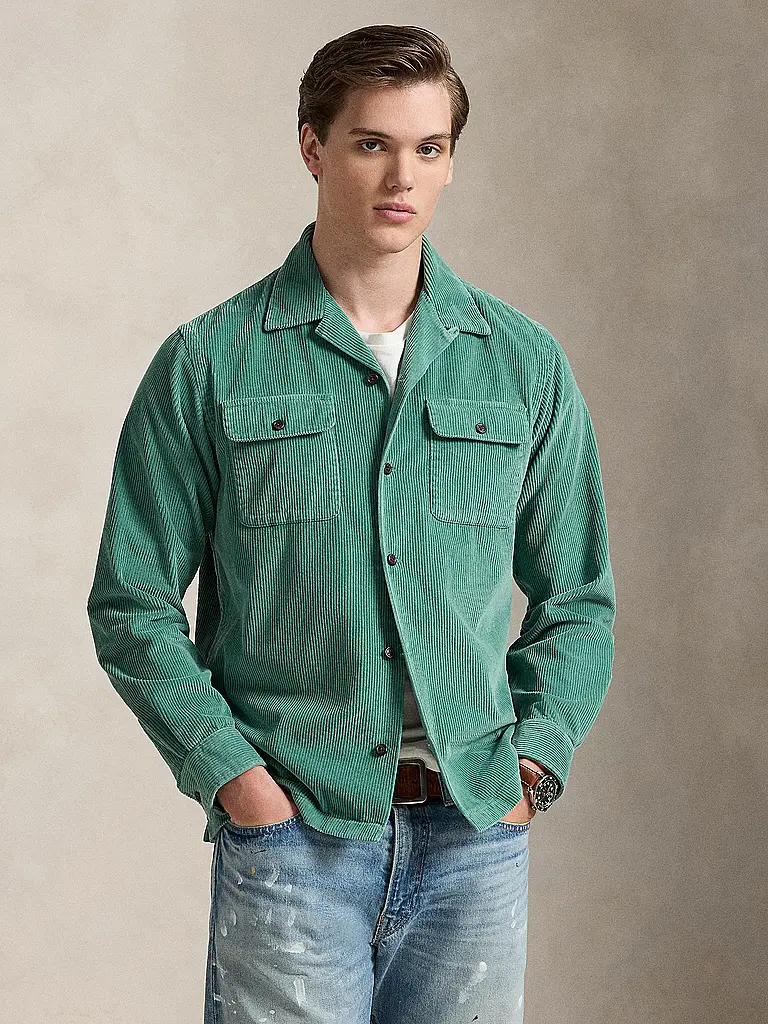 POLO RALPH LAUREN | Surchemise en velours côtelé | Vert