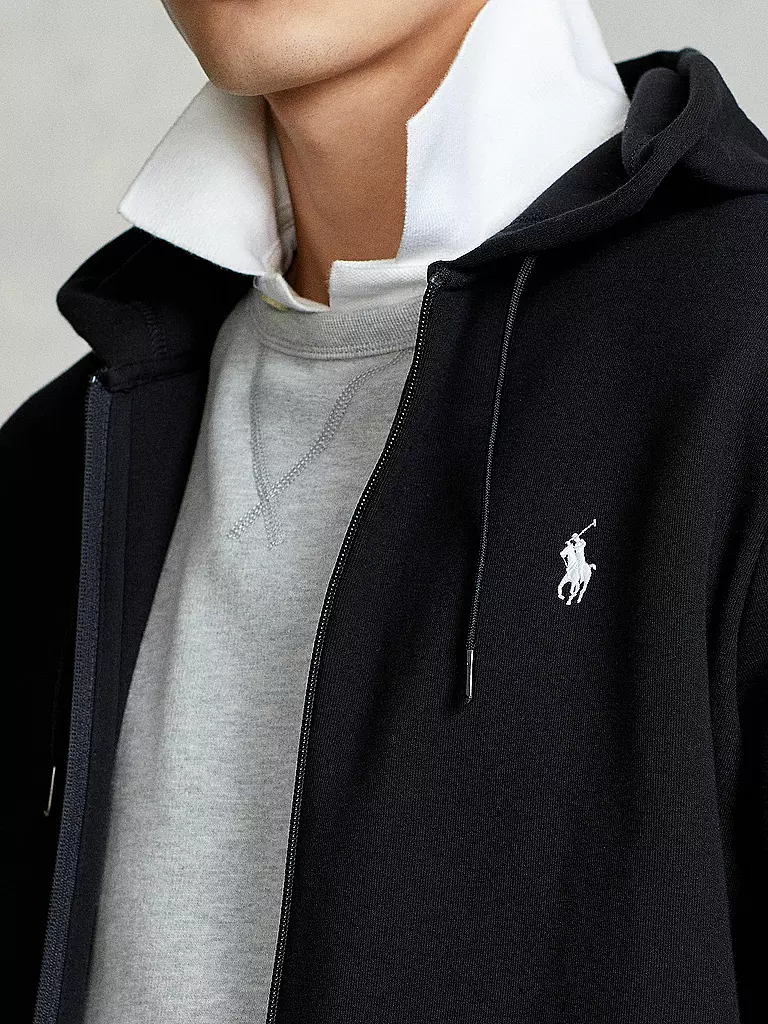 POLO RALPH LAUREN | Sweat-shirt zippé | schwarz