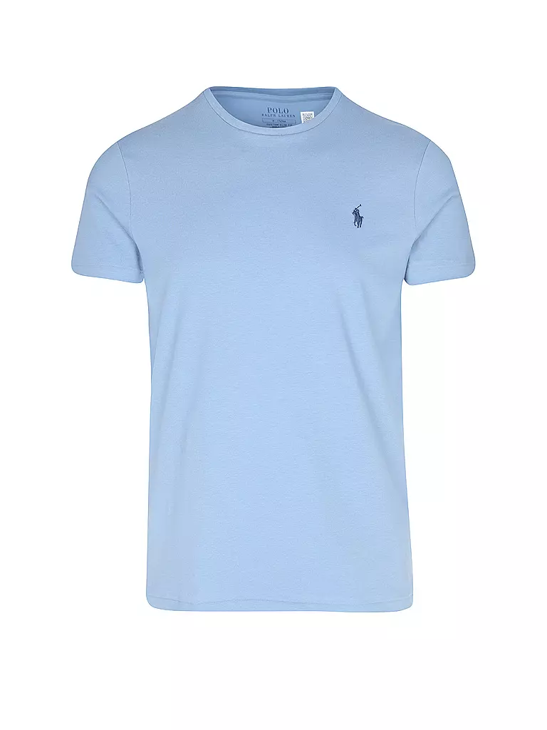 POLO RALPH LAUREN | T Shirt Custom Slim Fit | hellblau