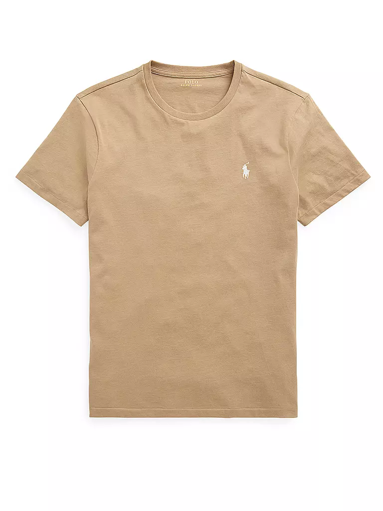 POLO RALPH LAUREN | T Shirt Custom Slim Fit | hellbraun