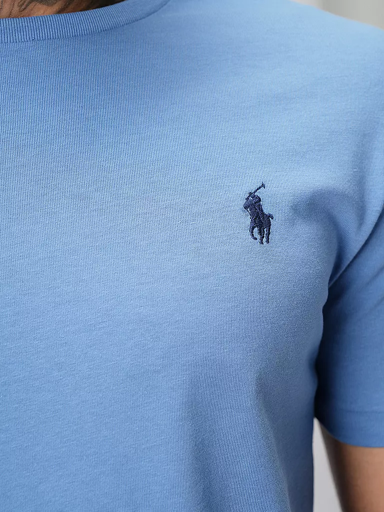 POLO RALPH LAUREN | T Shirt Custom Slim Fit | hellblau