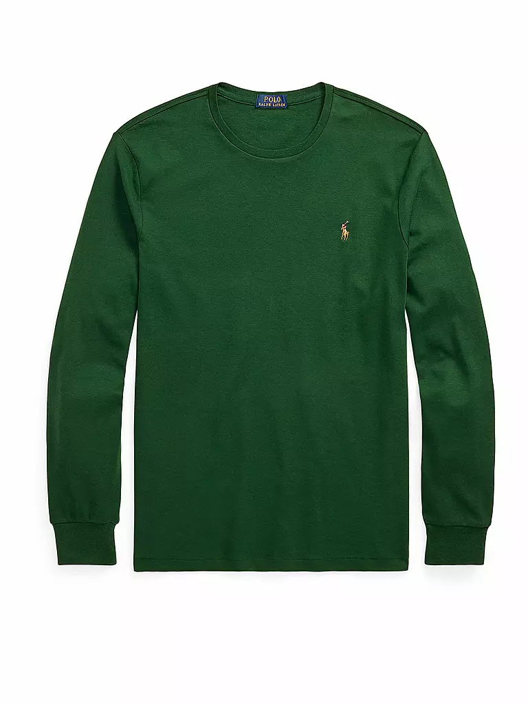 POLO RALPH LAUREN | T-shirt à manches longues | Vert foncé
