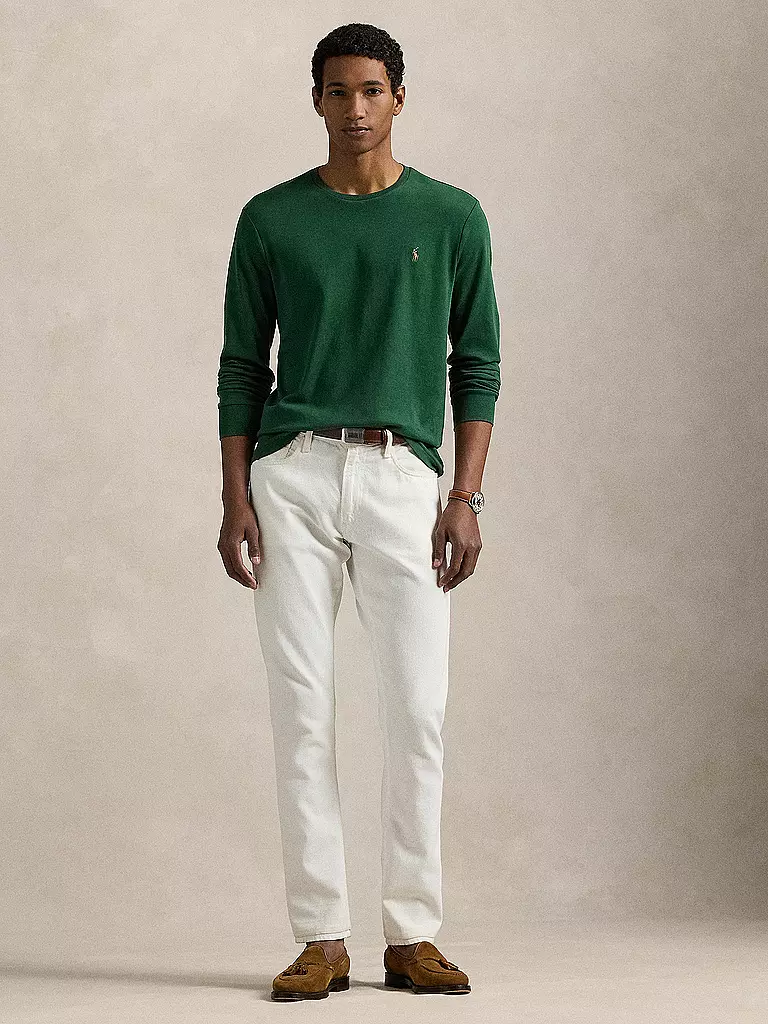 POLO RALPH LAUREN | T-shirt à manches longues | Vert foncé