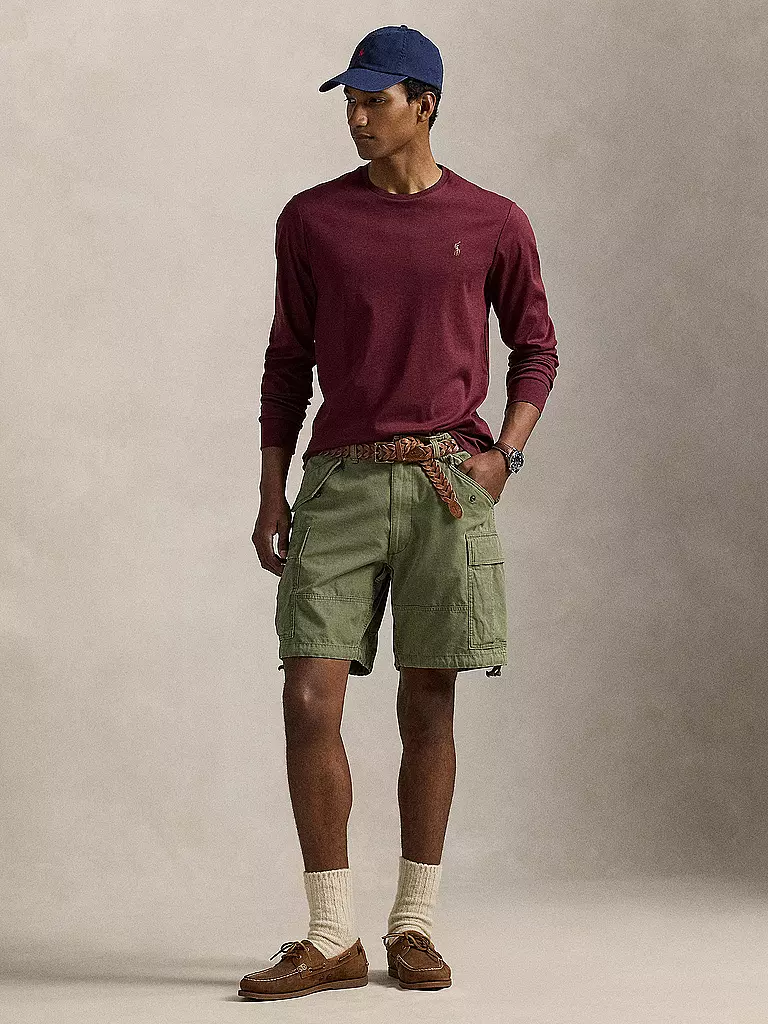 POLO RALPH LAUREN | T-shirt à manches longues | dunkelrot