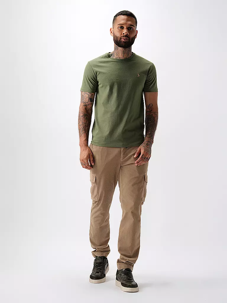 POLO RALPH LAUREN | T-shirt Coupe Slim Customisée | olive