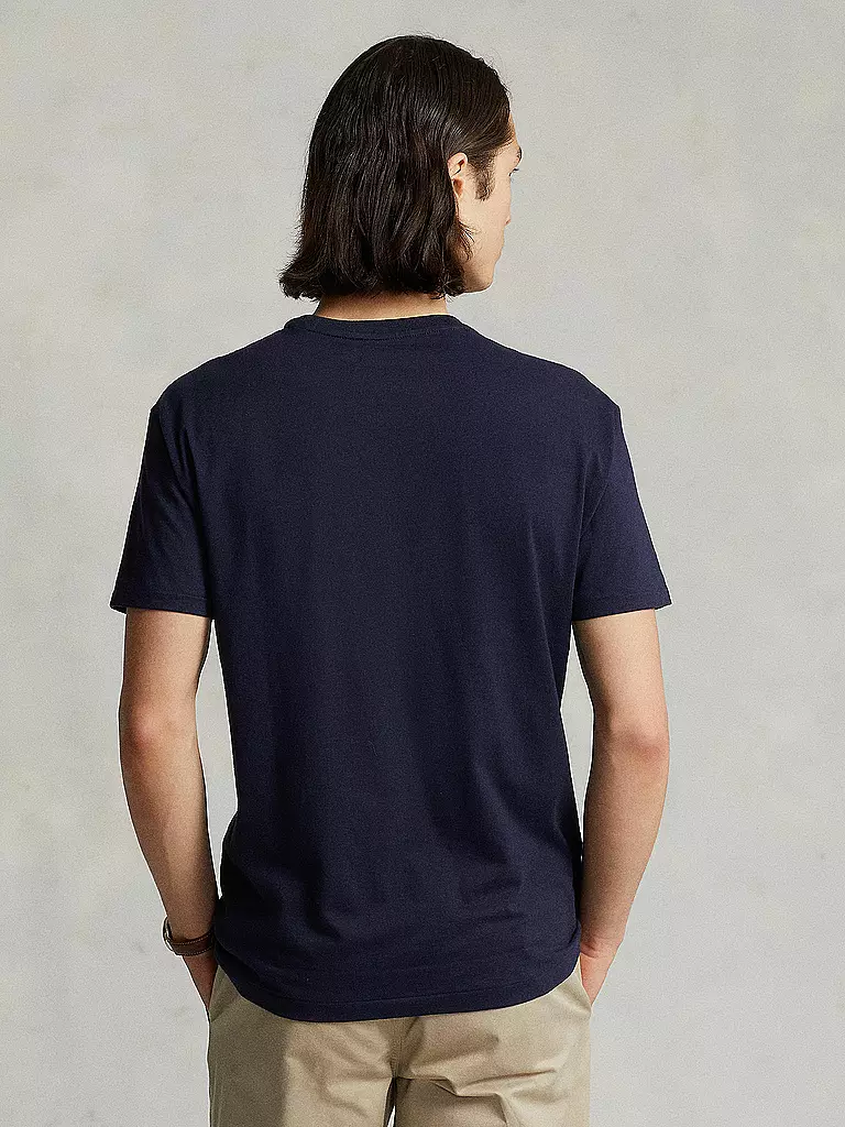 POLO RALPH LAUREN | T-shirt coupe slim personnalisée | dunkelblau