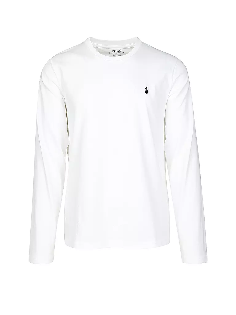 POLO RALPH LAUREN | T-shirt de pyjama à manches longues blanc | weiss