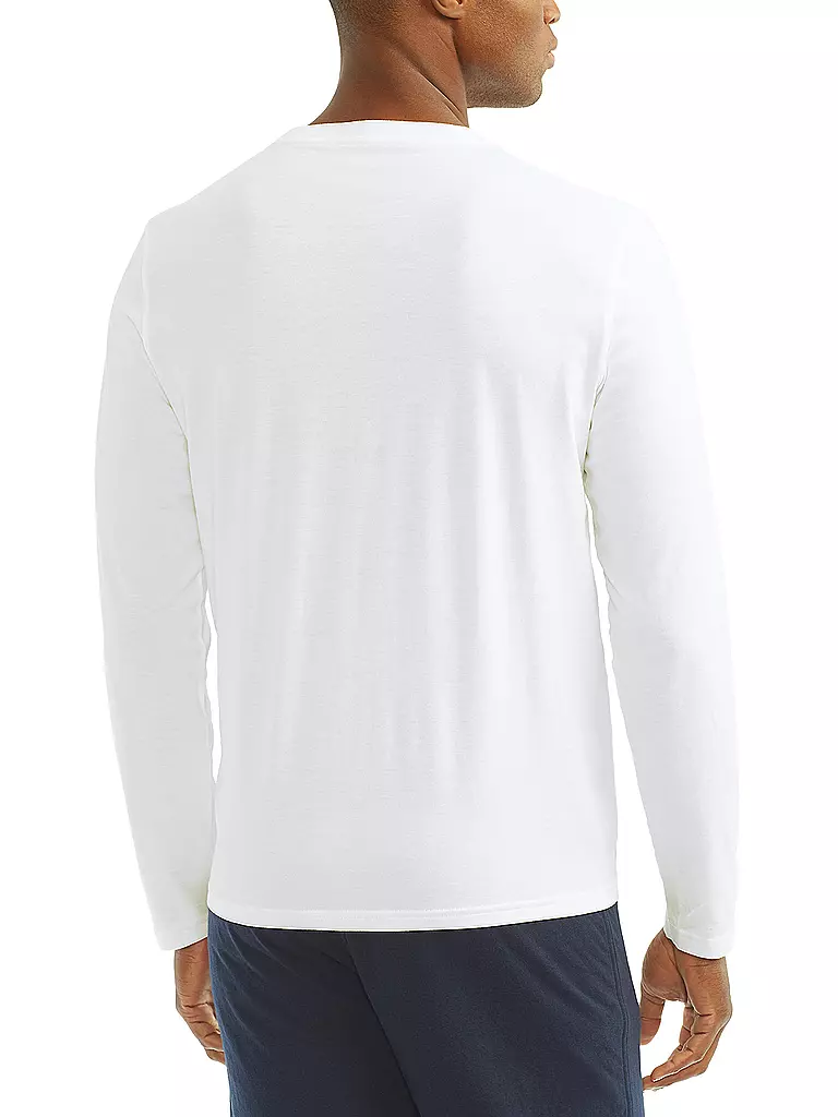 POLO RALPH LAUREN | T-shirt de pyjama à manches longues blanc | 