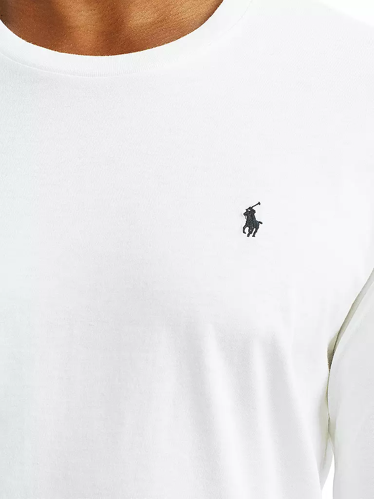 POLO RALPH LAUREN | T-shirt de pyjama à manches longues blanc | 