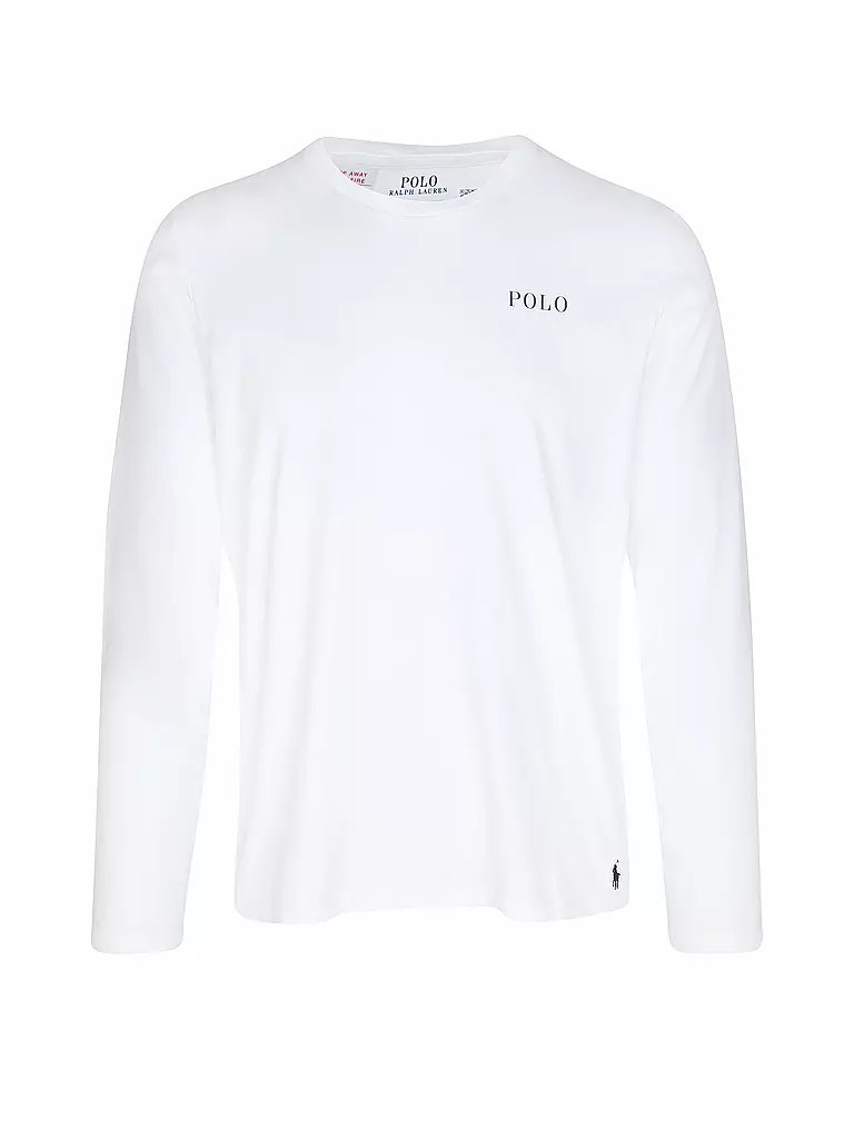 POLO RALPH LAUREN | T-shirt de pyjama à manches longues | weiss