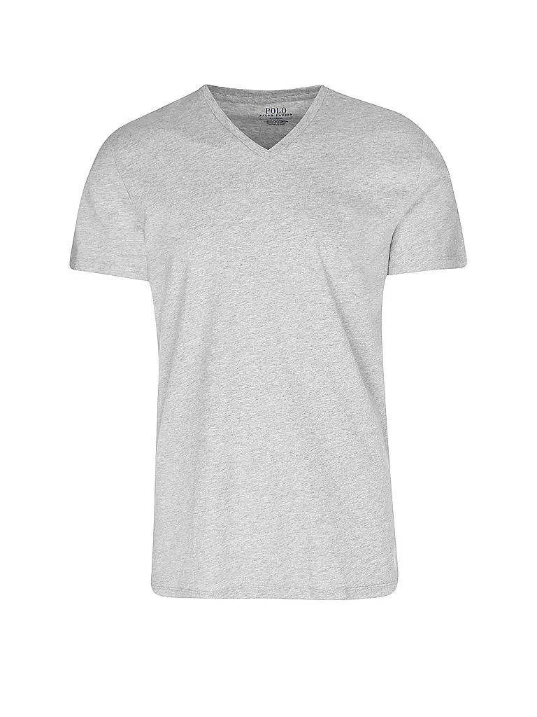POLO RALPH LAUREN | T-shirt lot de 3 blanc gris noir | weiss