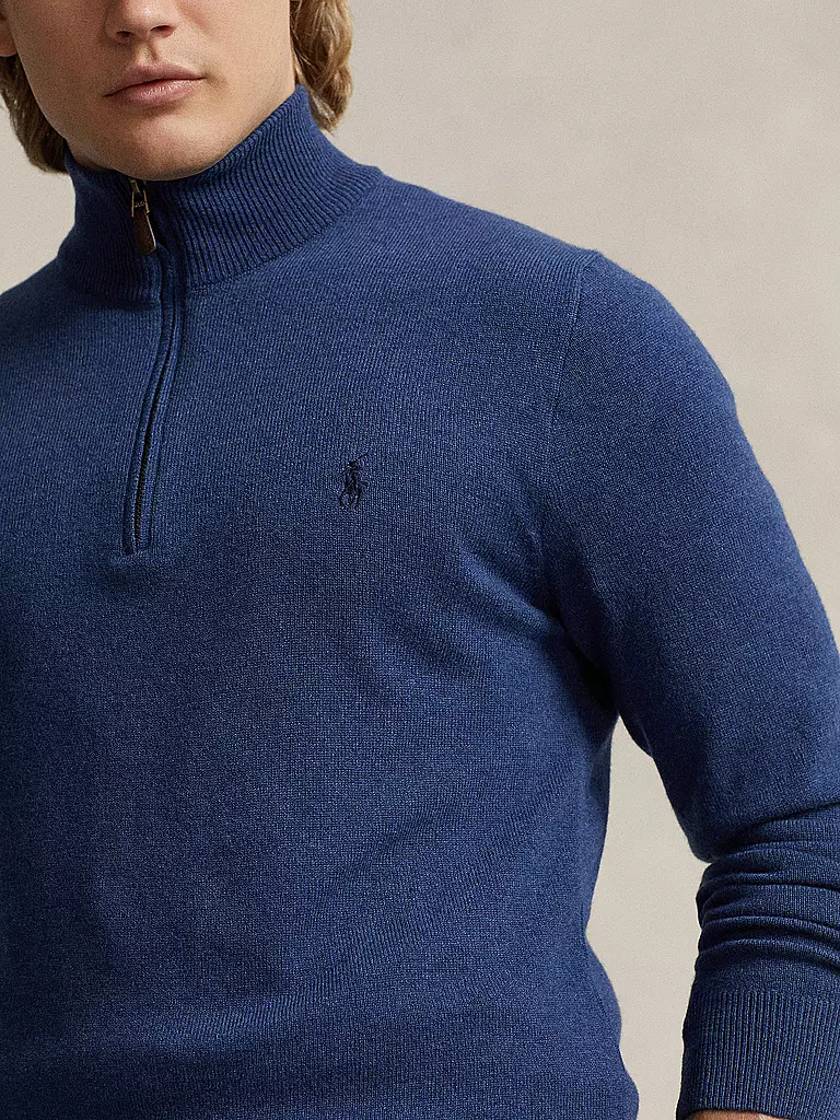 POLO RALPH LAUREN | Troyer Pullover Regular Fit | Bleu