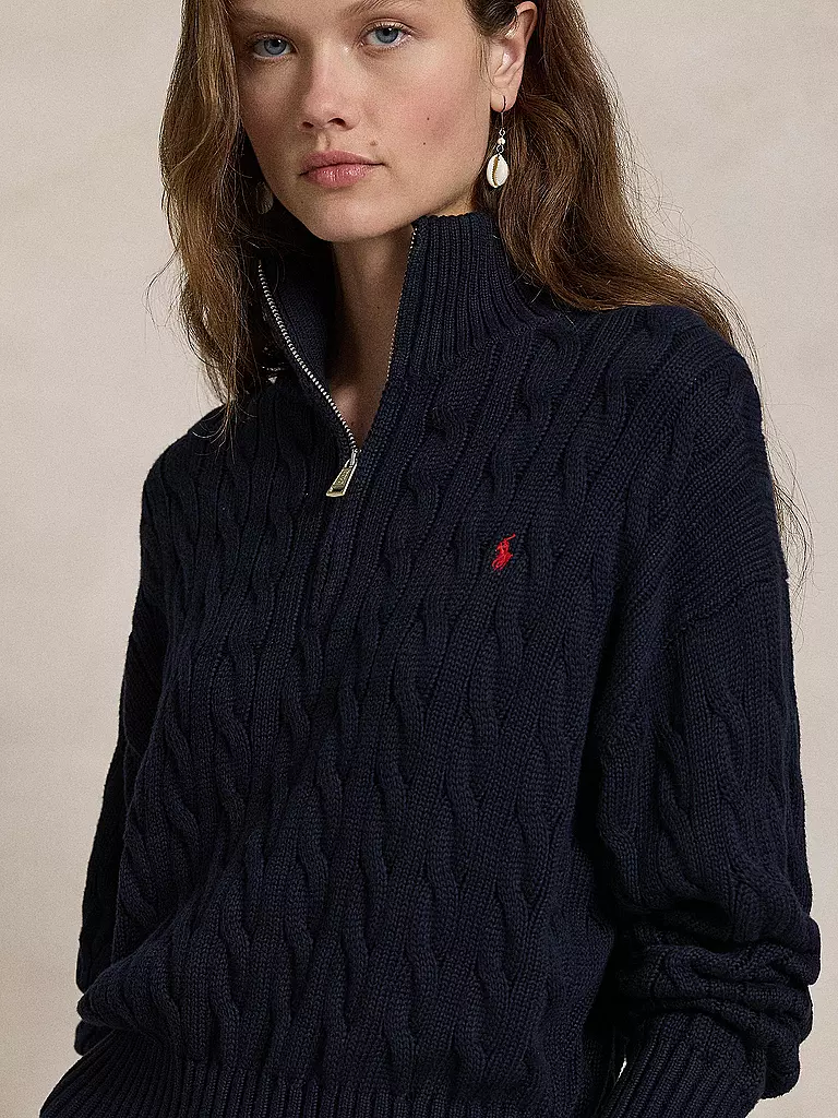 POLO RALPH LAUREN | Troyer Pullover | Bleu foncé