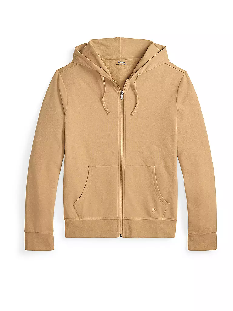POLO RALPH LAUREN | Veste de survêtement à capuche Loungewear | Camel