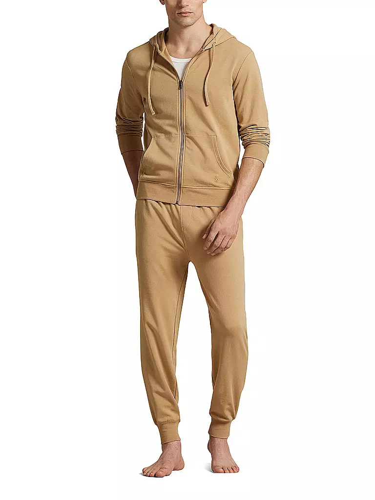 POLO RALPH LAUREN | Veste de survêtement à capuche Loungewear | Camel