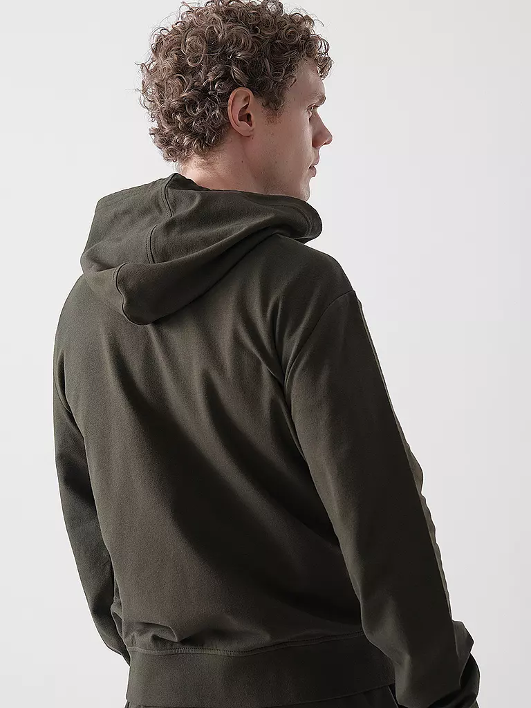 POLO RALPH LAUREN | Veste de survêtement à capuche Loungewear | Bleu foncé