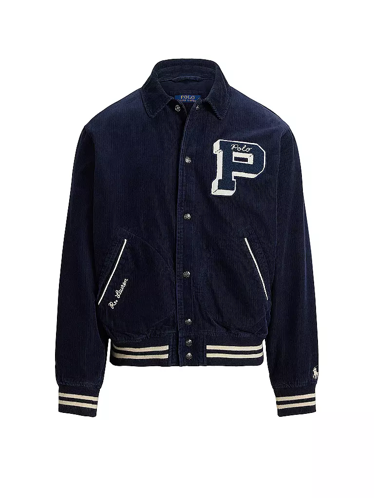 POLO RALPH LAUREN | Veste en velours côtelé | Bleu foncé