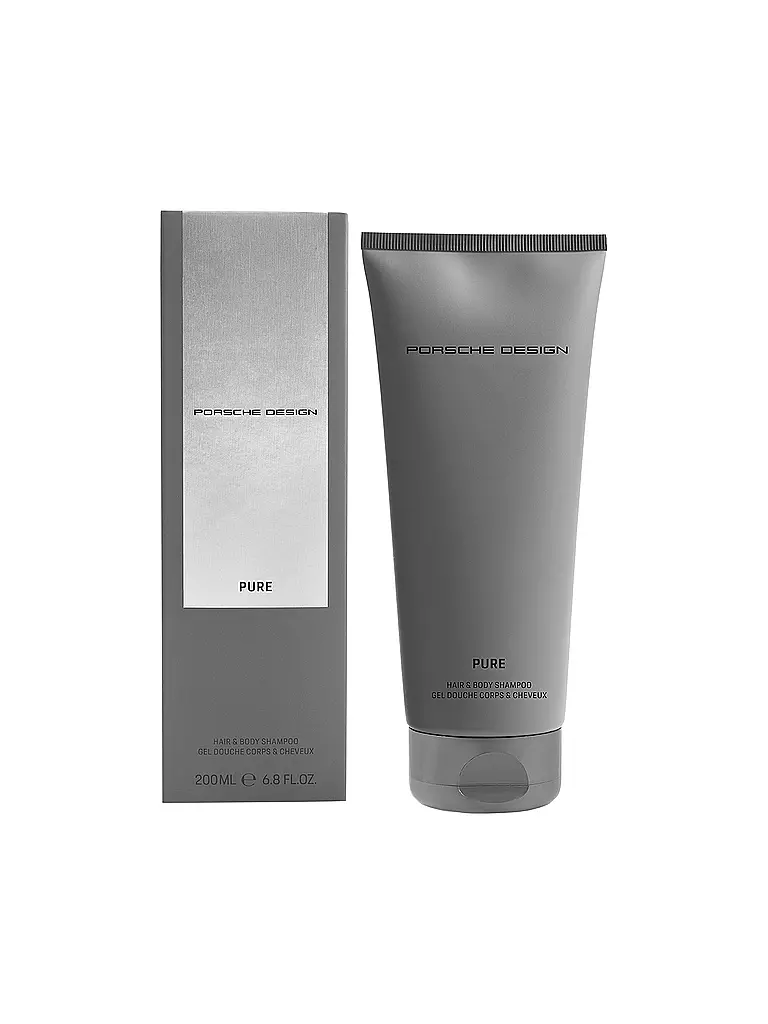 PORSCHE DESIGN | PURE Shampooing Cheveux et Corps 200 ml | Aucune couleur