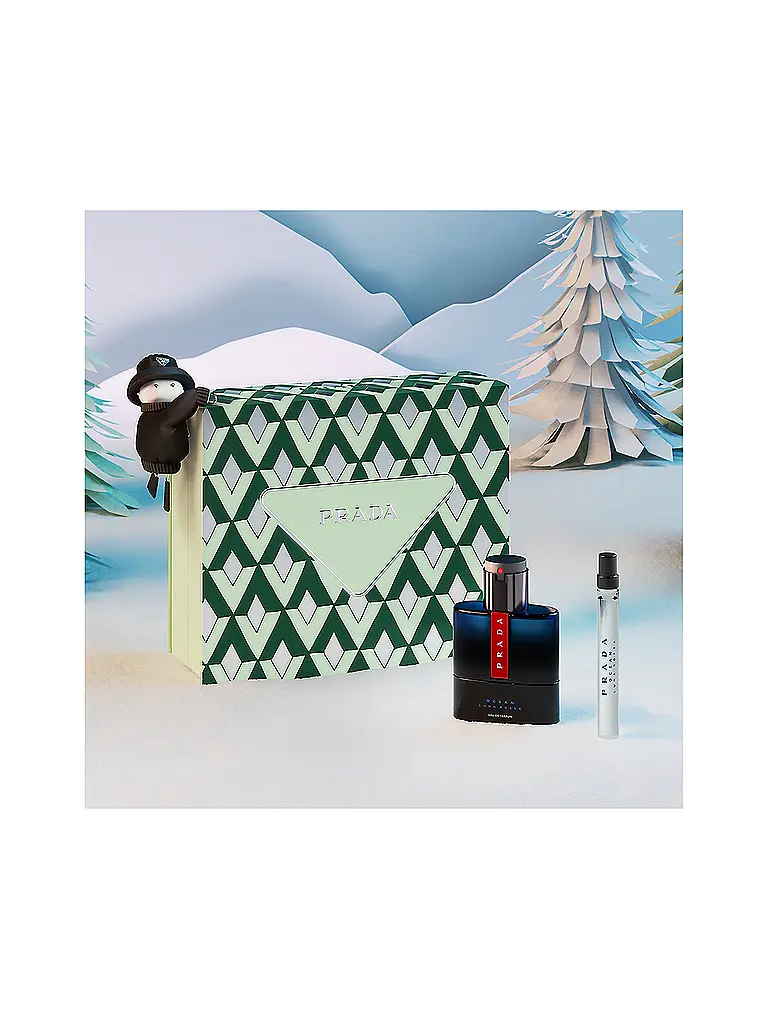 PRADA | Coffret Cadeau - Luna Rossa Ocean Parfum Eau de Parfum Set de Noël 50ml / 10ml | Aucune couleur