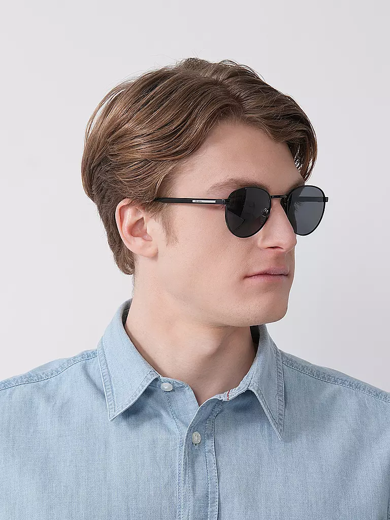 PRADA | Lunettes de soleil 0PRB51S/53
Marque : PRADA
Couleur : noir
Catégories : Mode, Homme

Matière : Métal | Noir