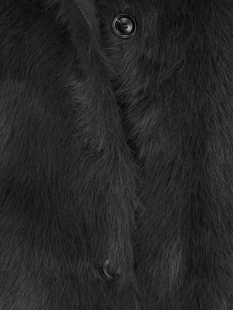 PRIDE TO BE | Mantel in Felloptik DINA | Gris