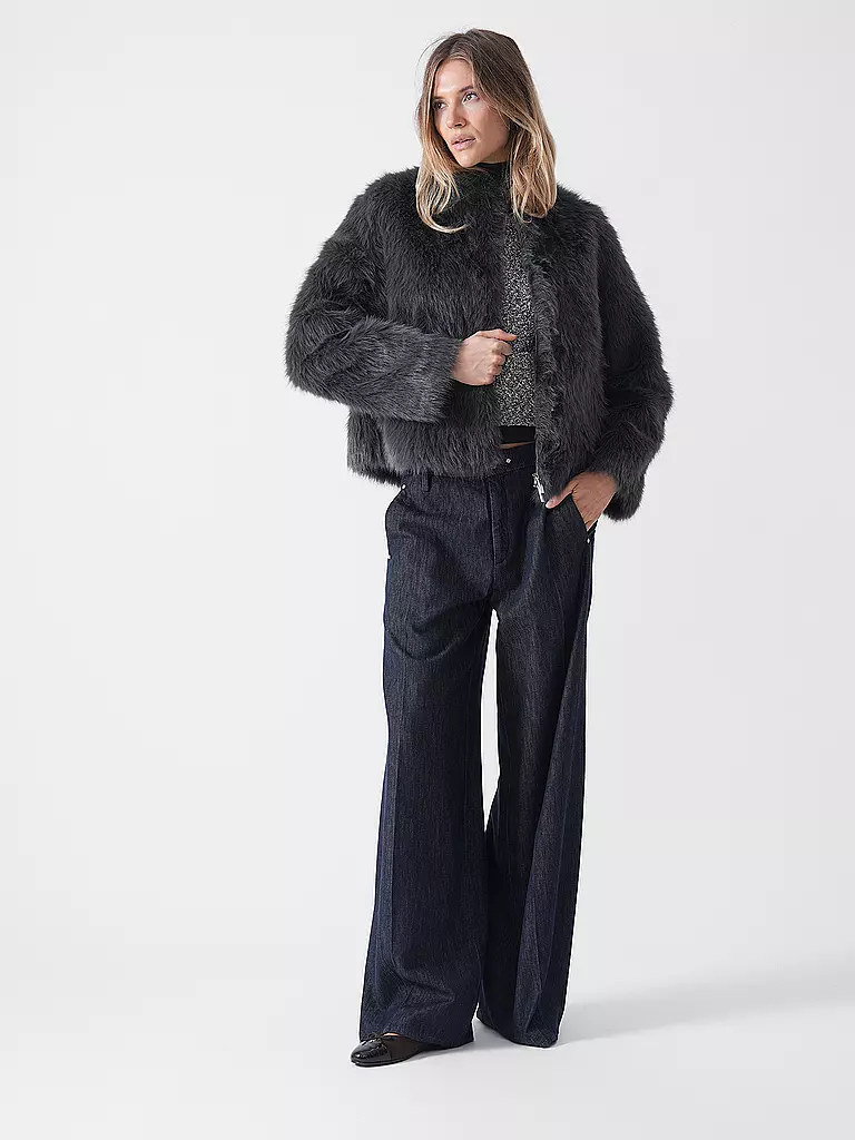 PRIDE TO BE | Veste aspect fourrure DANJA | grau