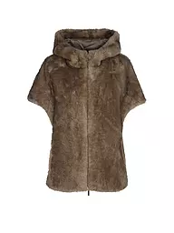 PRIDE TO BE | Veste aspect fourrure HOLA | Marron