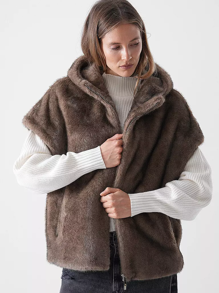 PRIDE TO BE | Veste aspect fourrure HOLA | 
