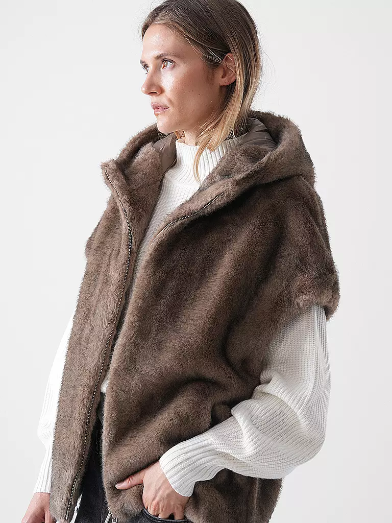 PRIDE TO BE | Veste aspect fourrure HOLA | 