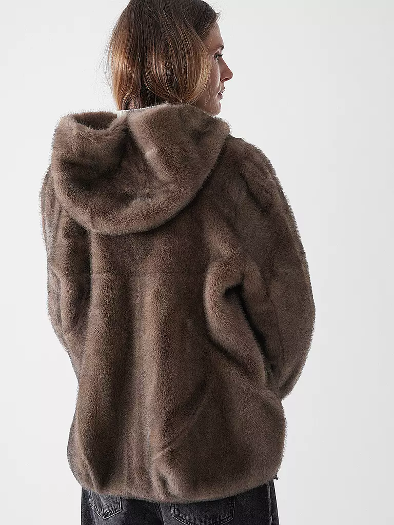 PRIDE TO BE | Veste aspect fourrure HOVY | 
