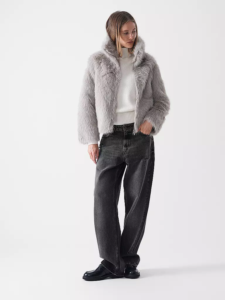 PRIDE TO BE | Veste aspect fourrure NEW XANA FAKE TOSCANA | grau