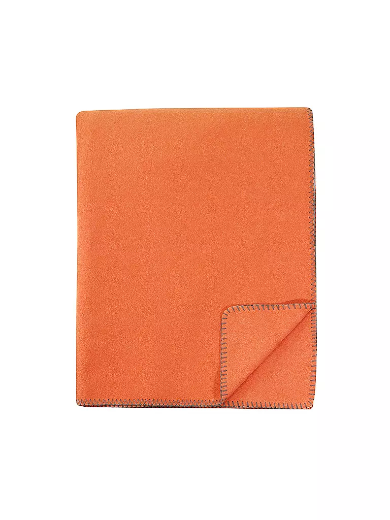 PROFLAX | Couverture - Plaid 160x200cm Secret Mandarin | Orange