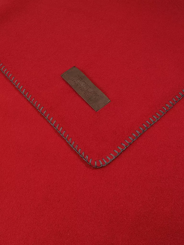 PROFLAX | Couverture - Plaid 160x200cm Secret Marsala | Rouge