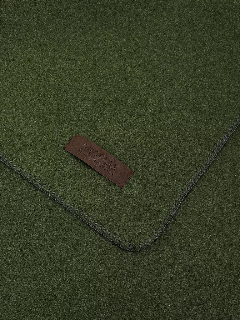 PROFLAX | Couverture - Plaid PROFLAX FLEECE 160x200cm Forêt Secrète | Vert foncé