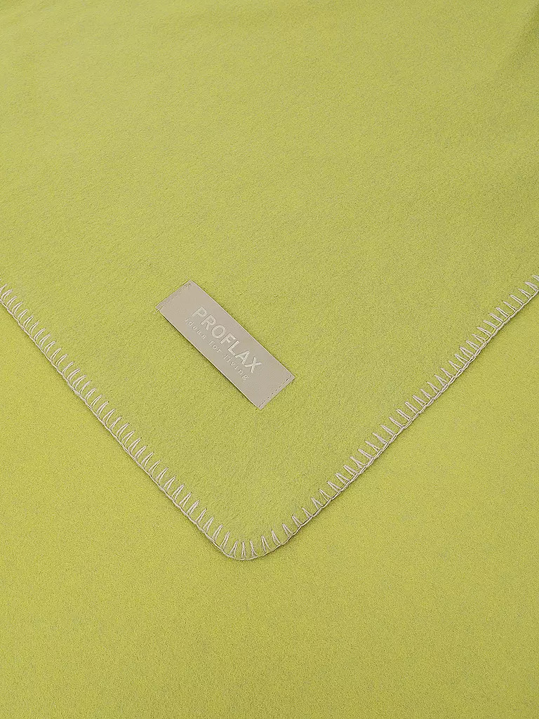 PROFLAX | Couverture 160x200cm SECRET Citrus | hellgrün