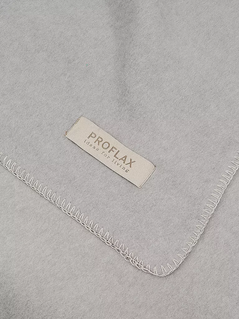 PROFLAX | Wohndecke - Plaid PROFLAX FLEECE 160x200cm Secret Stone | Gris clair