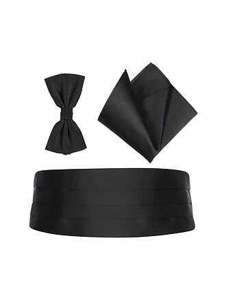 PROFUOMO | Ensemble ceinture de smoking, nœud papillon et pochette de costume