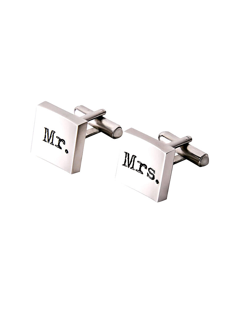 Manschettenknöpfe MR.&MRS. argent