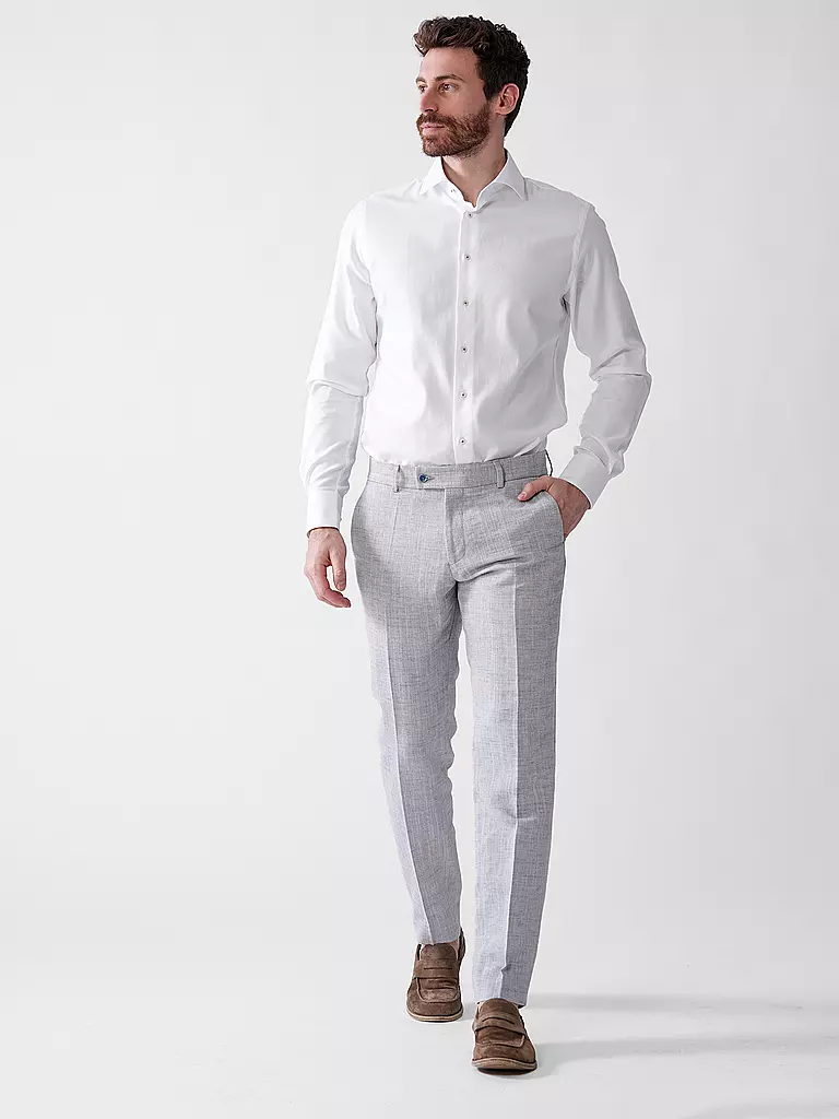 PROFUOMO | Chemise business slim fit | weiss