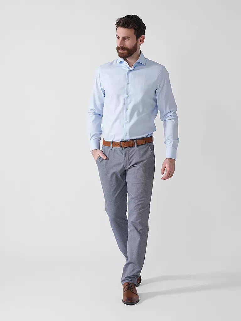 PROFUOMO | Chemise business slim fit | hellblau