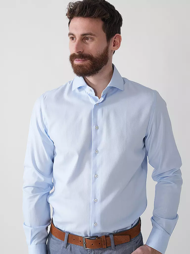 PROFUOMO | Chemise business slim fit | hellblau