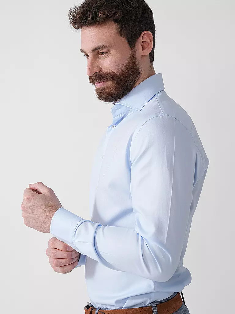 PROFUOMO | Chemise business slim fit | hellblau