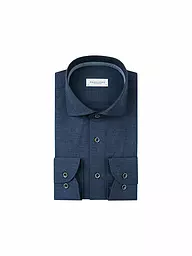 PROFUOMO | Hemd Slim Fit  | Bleu foncé